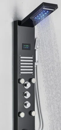 HT-216MT (Luxury Shower Panel with Massage Jets)