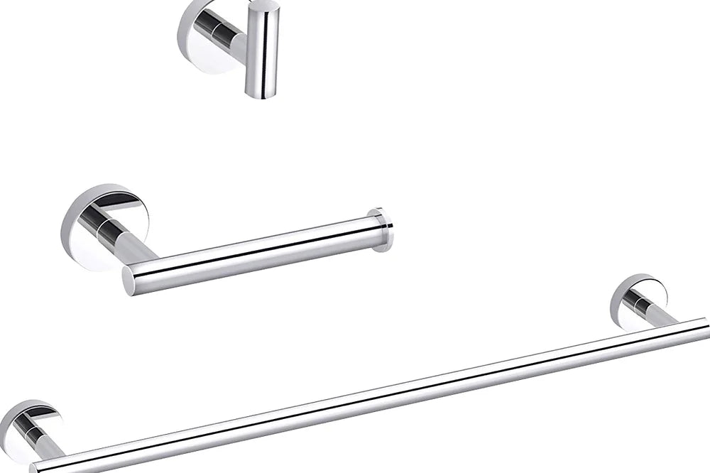 Shine ound Towel Holder Set