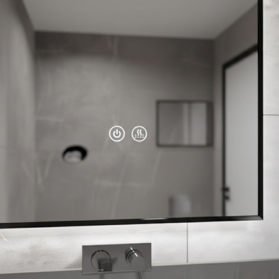 Matte Black LED Mirror 24X32 MSL003-BM