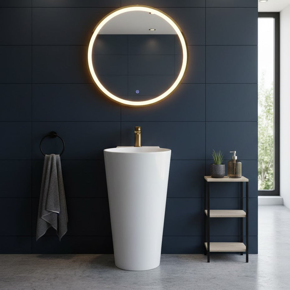 Residential White Vanity