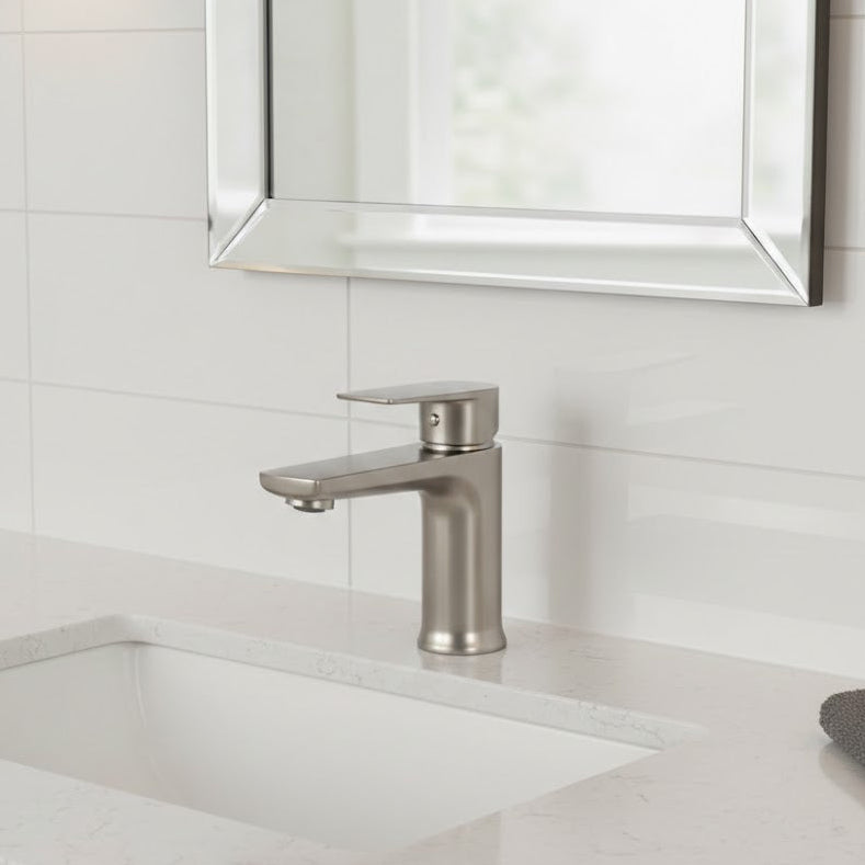 Brushed Nickle Single Hole Monobloc Faucet CM01541BN