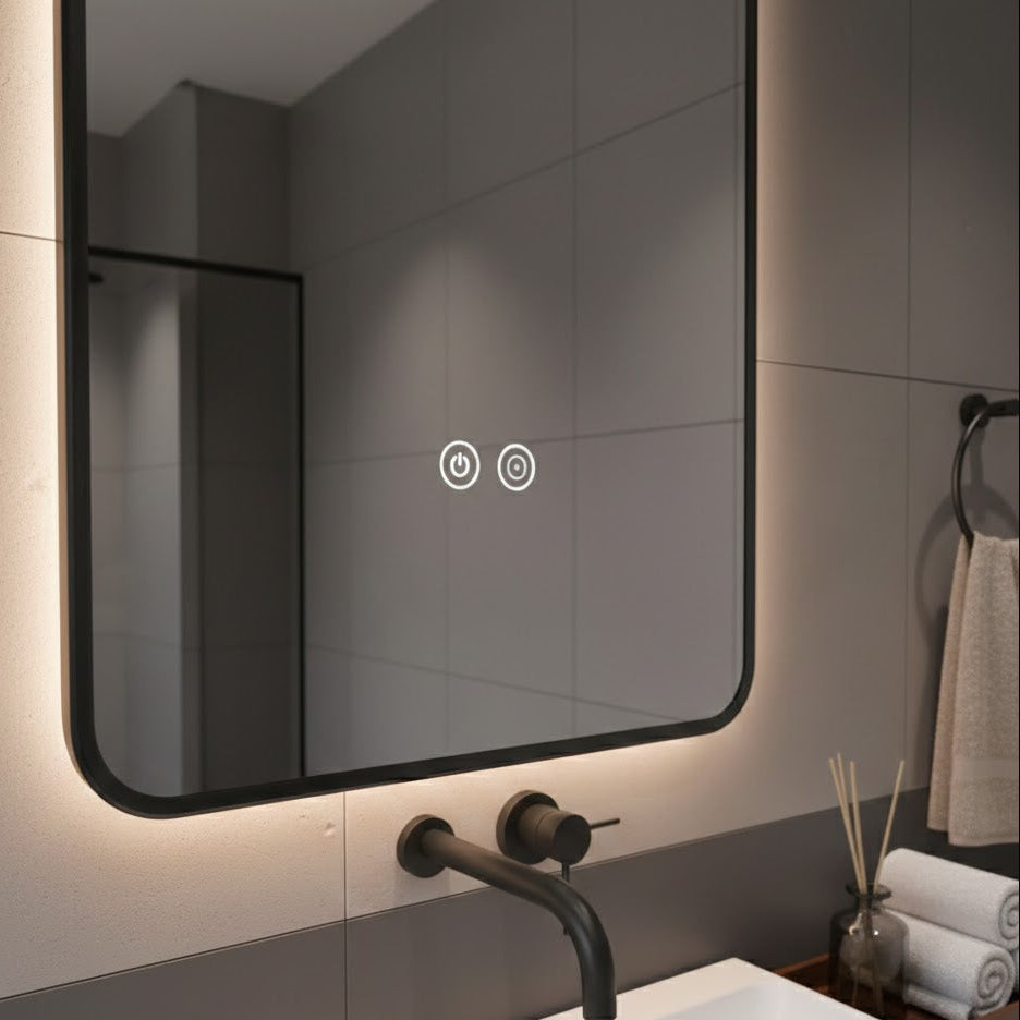 Arched LED Mirror MSL009-BM 26X36