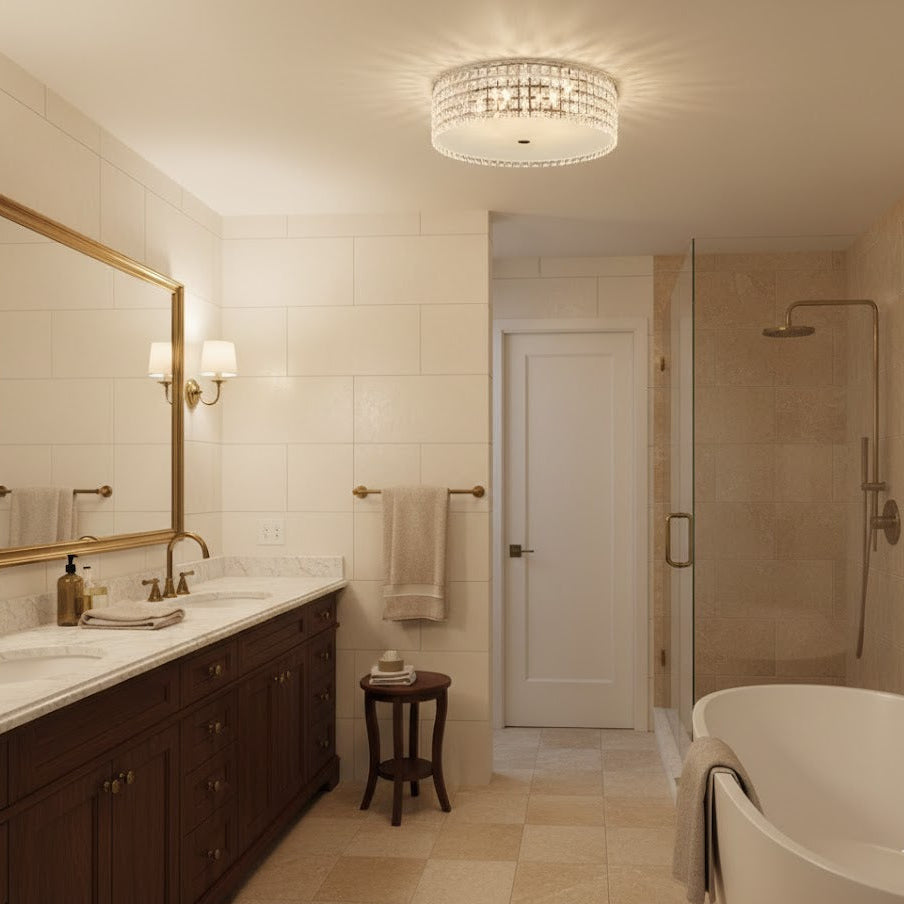 Crystal LED Flush Mount Ceiling Light HT-1410