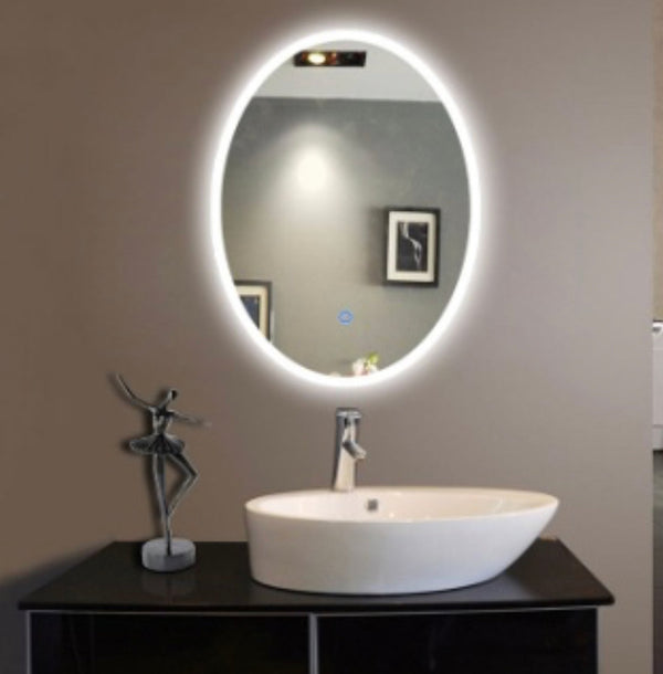 24'' Oval LED Mirror