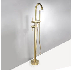 Brushed Gold Freestanding Tub Faucet