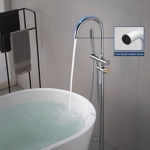 Chrome Freestanding Tub Faucet