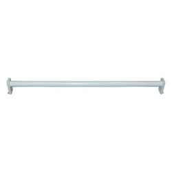 Closet Rod Adjustable 24in To 48in White
