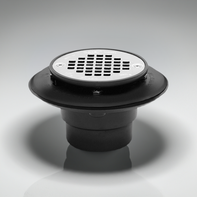 Drain with Chrome Grid 2in