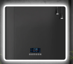 FROSTED GLASS BLUETOOTH MIRROR 60x32