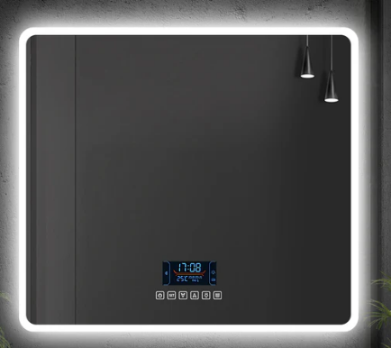 FROSTED GLASS BLUETOOTH MIRROR 60x32