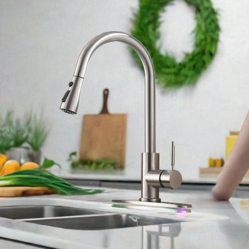 Kitchen Faucet (Brushed Nickle) - 2