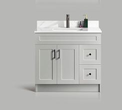 MDF 36-Inch Grey Vanity Right