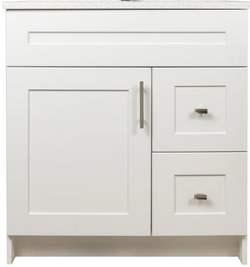 MDF Cabinet-30-White- Right