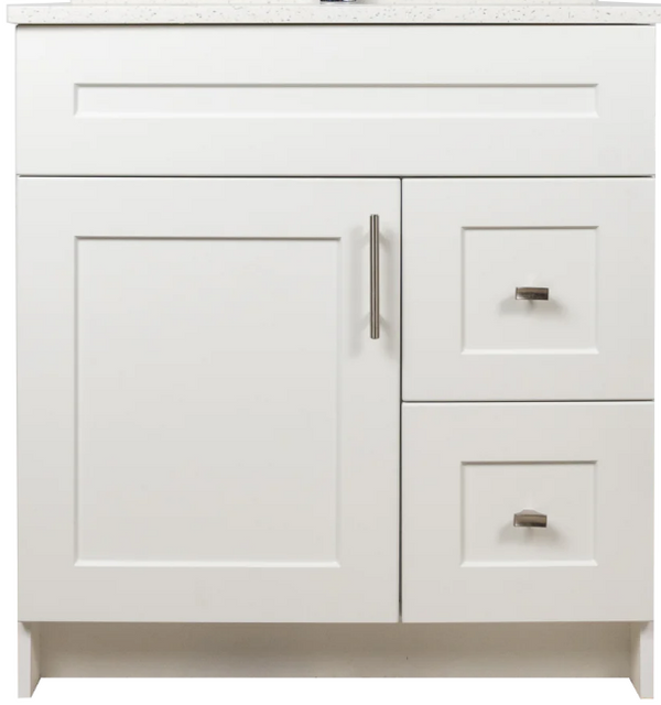 MDF Cabinet-30-White- Right