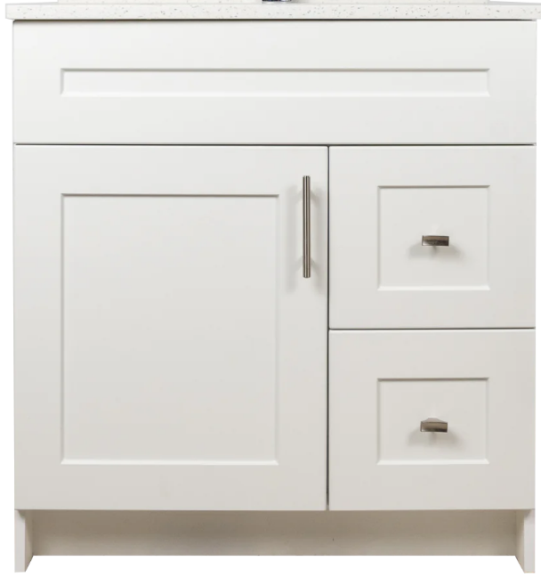 MDF Cabinet-30-White- Right