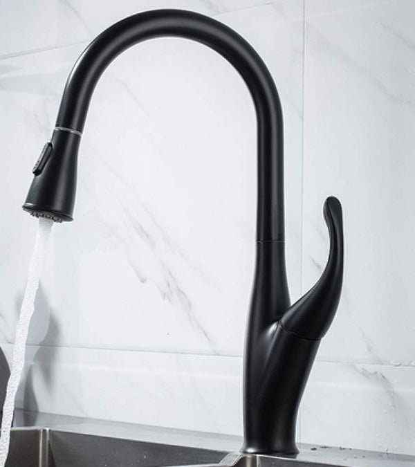 Matt Black Kitchen Faucet  2063 MB New