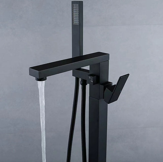 Matte Black Freestanding  Faucet