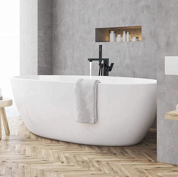 Matte Black Freestanding Tub Faucet