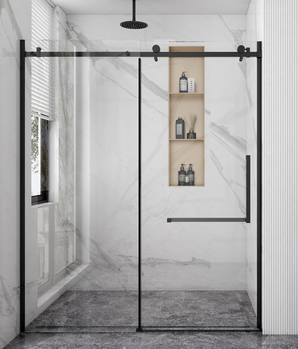 Midnight Black 60x72 Frameless Shower Door
