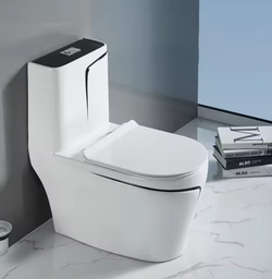 Midnight: Black & White Luxury Toilet