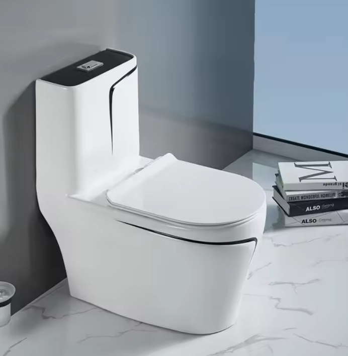 Midnight: Black & White Luxury Toilet