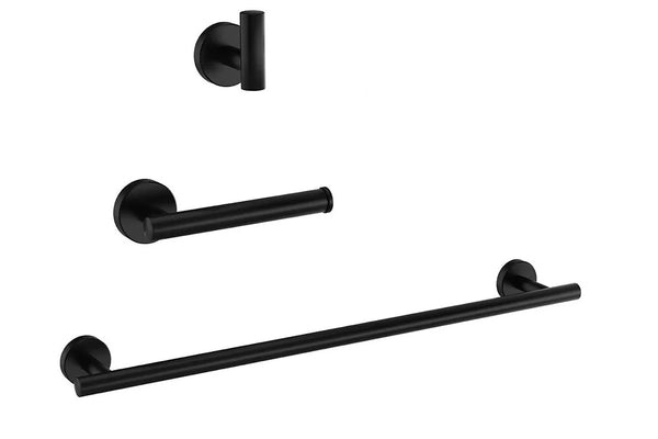 Midnight Circle Towel Bar Ensemble