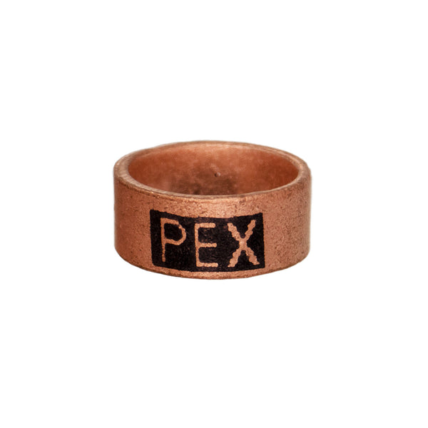 Pex Copper Crimp Ring 1/2" with Spot Stop