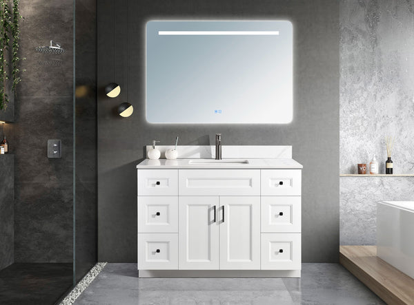 Pinewood 48-Inch White Vanity