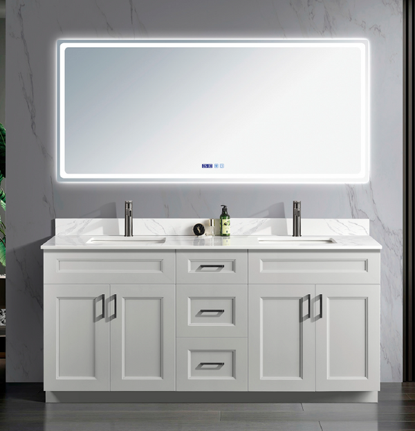 Pinewood 72-Inch Grey Vanity