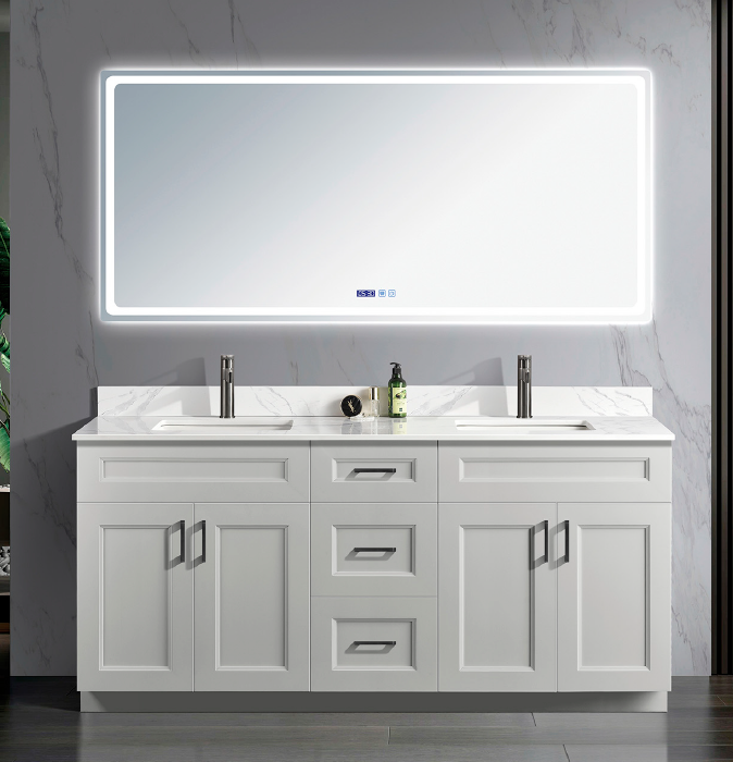 Pinewood 72-Inch Grey Vanity