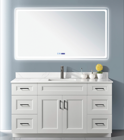 Pinewood Single Sink 60-Inch Grey