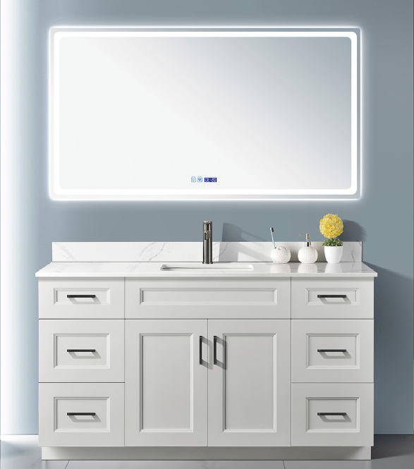 Pinewood Single Sink 60-Inch Grey