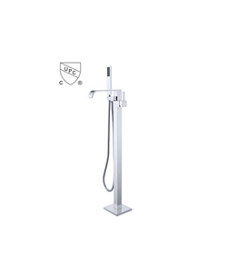 Polished Chrome Freestanding Bathtub Faucet