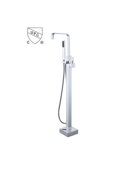 Polished Chrome Freestanding Bathtub Faucet