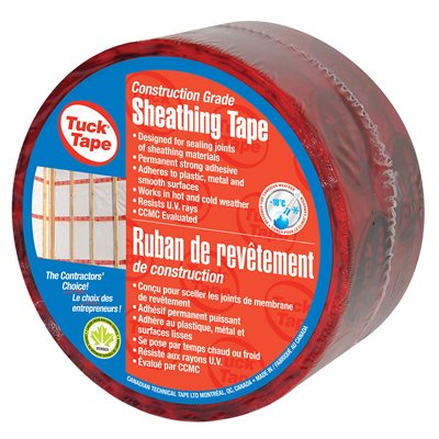 Sheathing Tape 60mm x 55m red construction grade