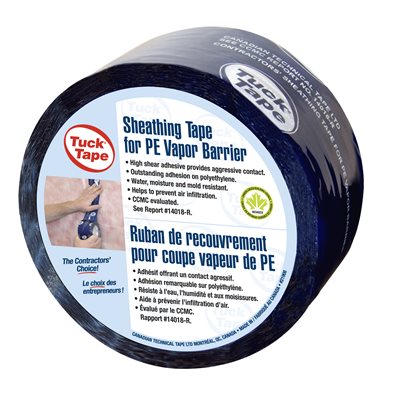 Sheathing Tape 60mmx50m Blue for PE Vapour Barrier