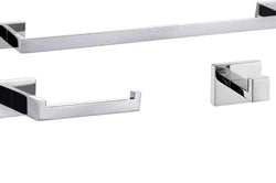 Shine Square Towel Bar Set