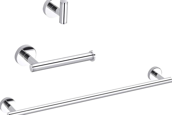 Shine ound Towel Holder Set