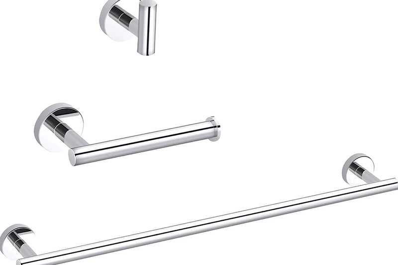 Shine ound Towel Holder Set