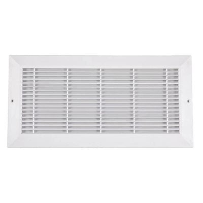Sidewall Return Air Grille Plastic 14x8 inch white