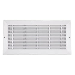 Sidewall Return Air Grille Plastic 14x8 inch white