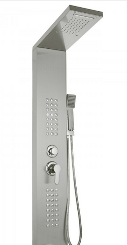 Silver Glow LED Shower Panel
