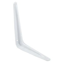 Steel Shelf Bracket 10 x 12i White 10 x 12i" White