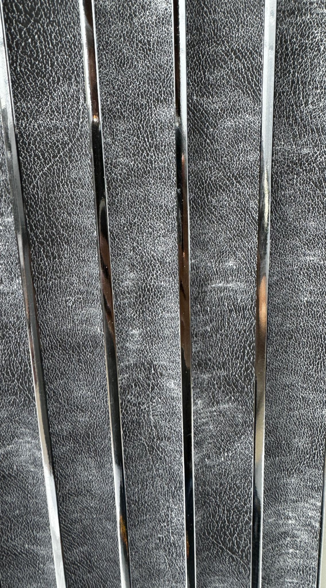 Wall Panel - Smoke Grey with Golden strip
