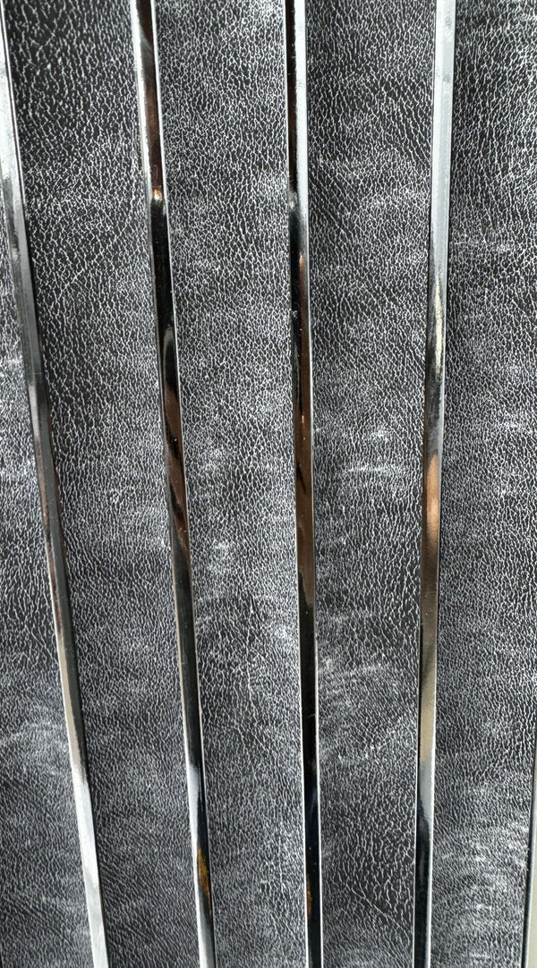 Wall Panel - Smoke Grey with Golden strip