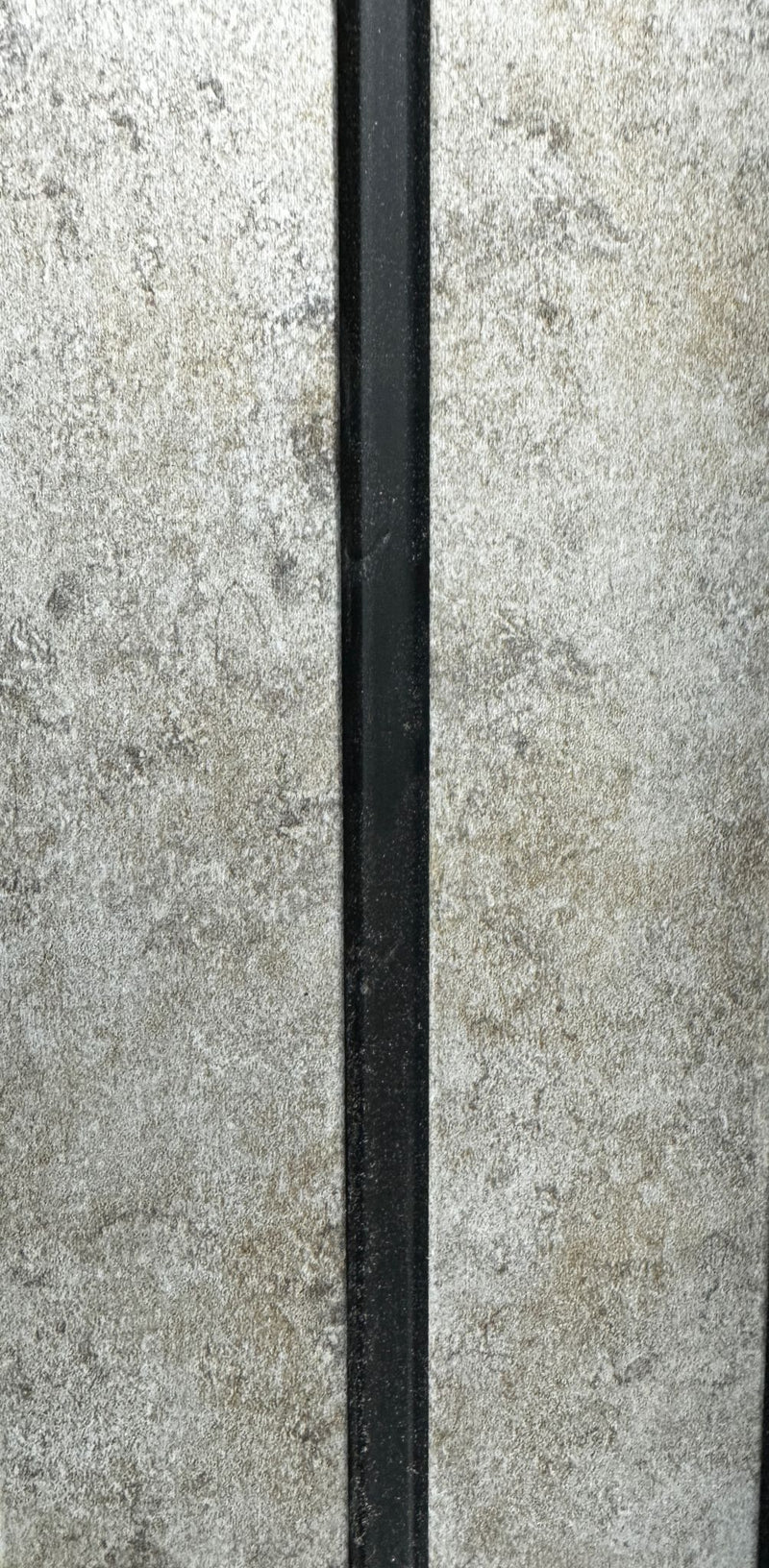 Wall Panel - White textured with Black Strip