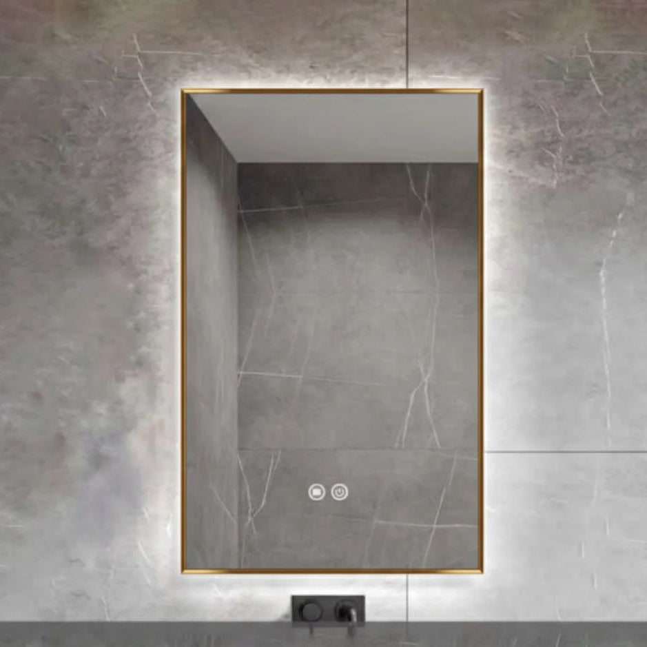 Brushed Gold LED Mirror 24X32 MSL003-BG