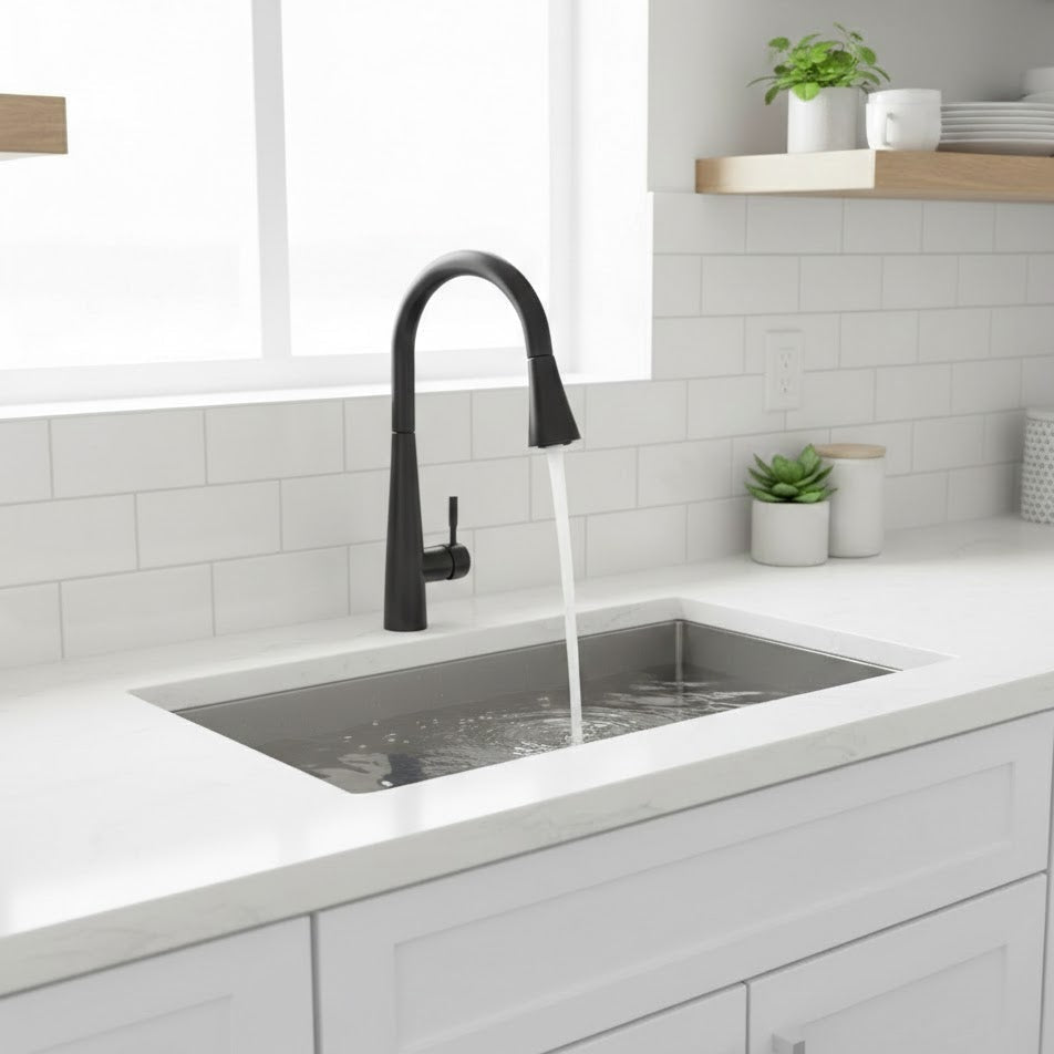 CM55042 MB - Kitchen Faucet Black