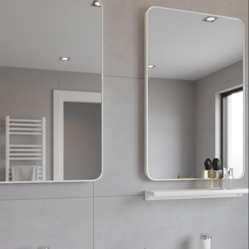 Aluminum White Mirror 24X32 AL-White-24