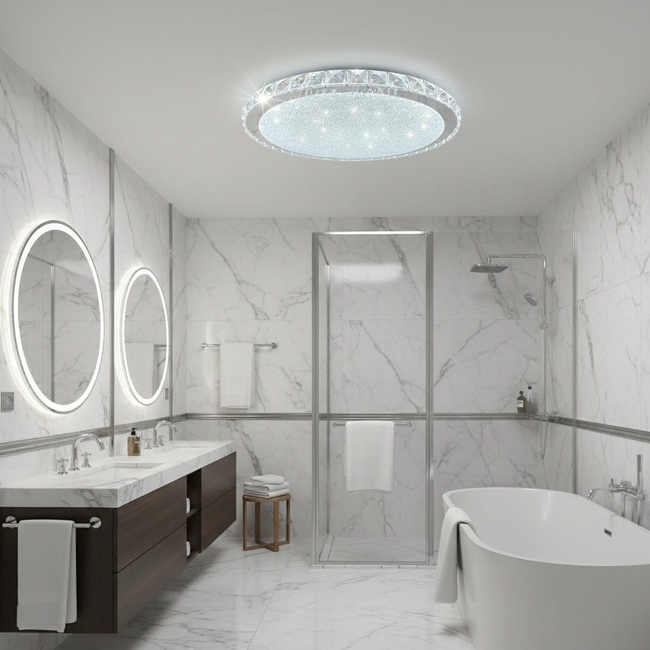 Crystal LED Flush Mount Ceiling Light HT-1007